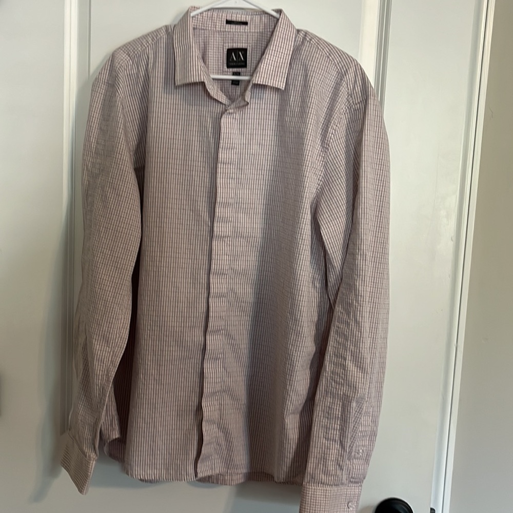 Armani Exchange Button Down Mens